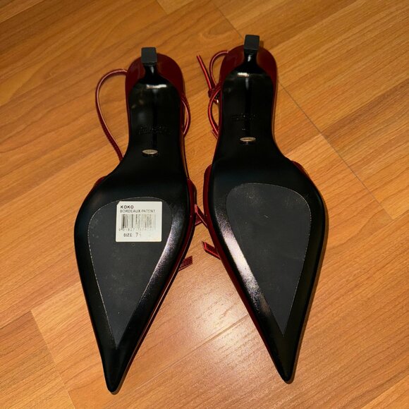 Tony Bianco Red Patent Heels - Picture 4 of 4